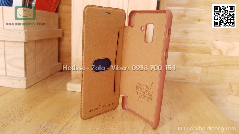 Bao da Samsung A8 2018 G-Case Business Series