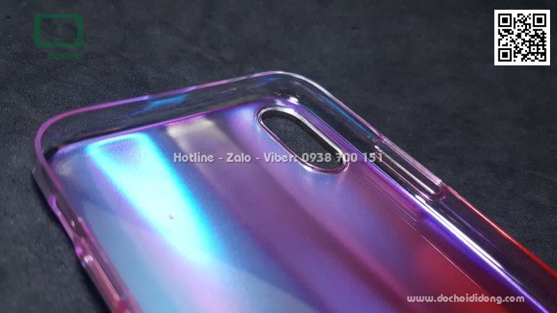 Ốp lưng iPhone X XS Baseus Aurora lưng nhám đổi màu