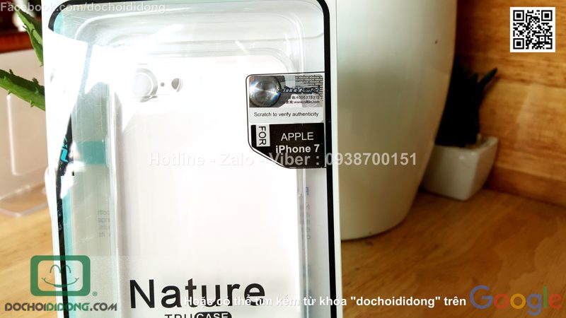 Ốp lưng iPhone 7 Nillkin dẻo trong siêu mỏng