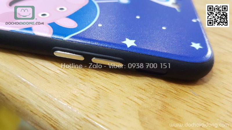 Ốp lưng iPhone 7 8 Plus in nổi 3D hoạt hình