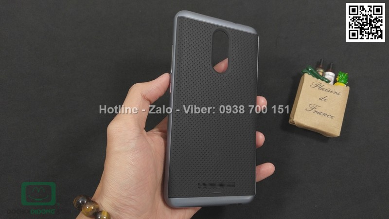 Ốp lưng Xiaomi Redmi Note 3 Likgus chống sốc vân carbon