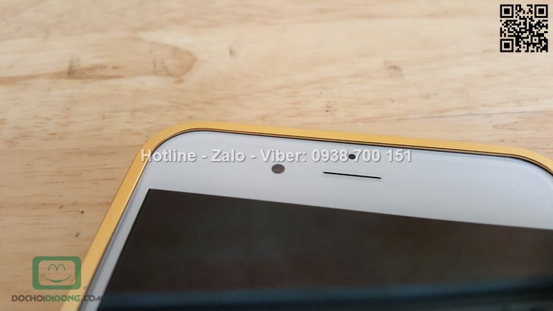 Ốp lưng iPhone 8 Plus viền nhôm lưng tráng gương