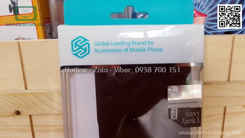 Ốp lưng Sony Xperia X Nillkin vân sần