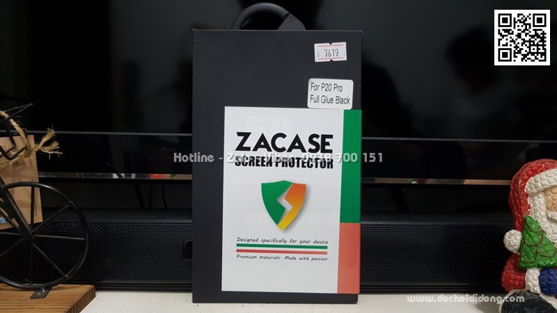 Miếng dán cường lực Huawei P20 Pro Zacase full keo