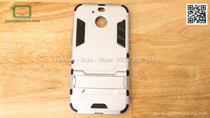 Ốp lưng HTC 10 Evo Iron Man chống sốc có chống lưng
