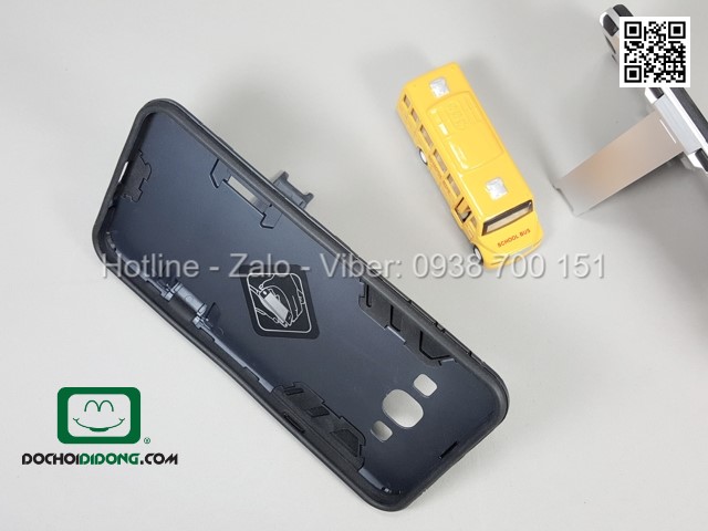 Ốp lưng Samsung Galaxy A8 Iron Man chống sốc có chống lưng
