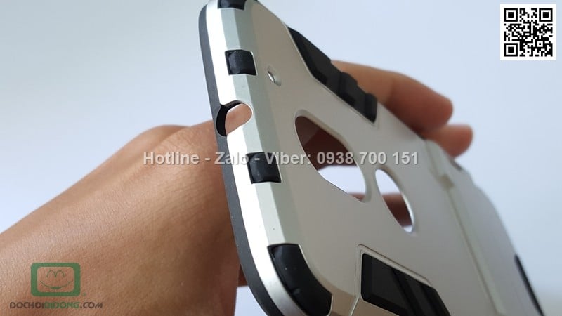 Ốp lưng Motorola E3 Power Iron Man chống sốc có chống lưng