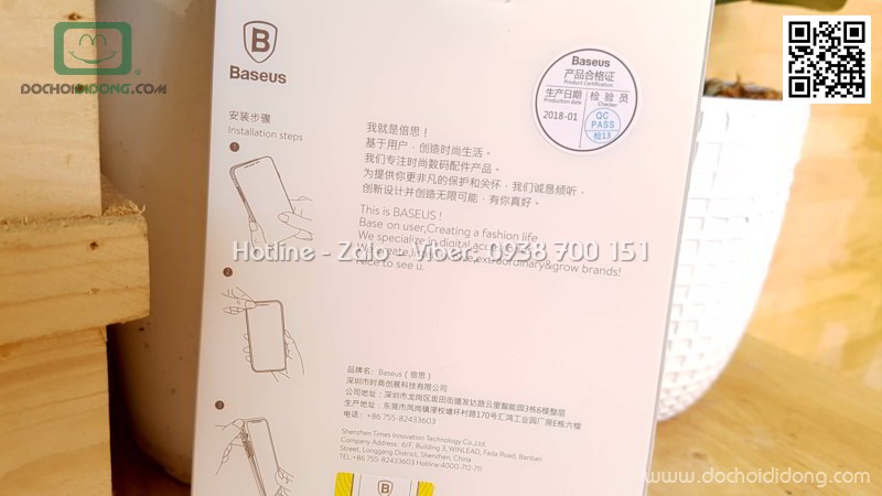 Ốp lưng iPhone X Baseus Minju lưng trong viền màu