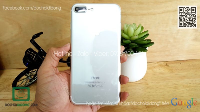 Ốp lưng iPhone 8 PLus dẻo trong siêu mỏng