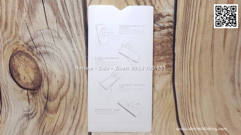 Miếng dán cường lực mặt lưng iPhone Xs Baseus trong suốt 9H