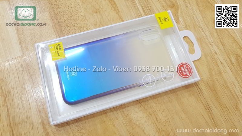 Ốp lưng iPhone X Baseus hào quang