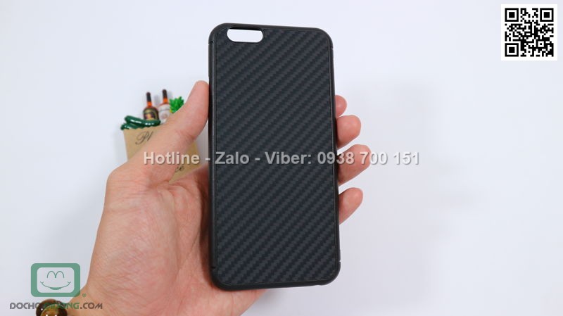 Ốp lưng iPhone 6 6s Nillkin carbon