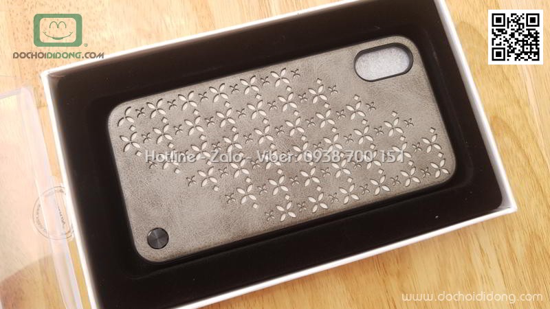 Ốp lưng iPhone X Nillkin Star giả da cao cấp