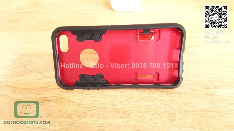 Ốp lưng iPhone 5 5S Iron Man chống sốc có chống lưng