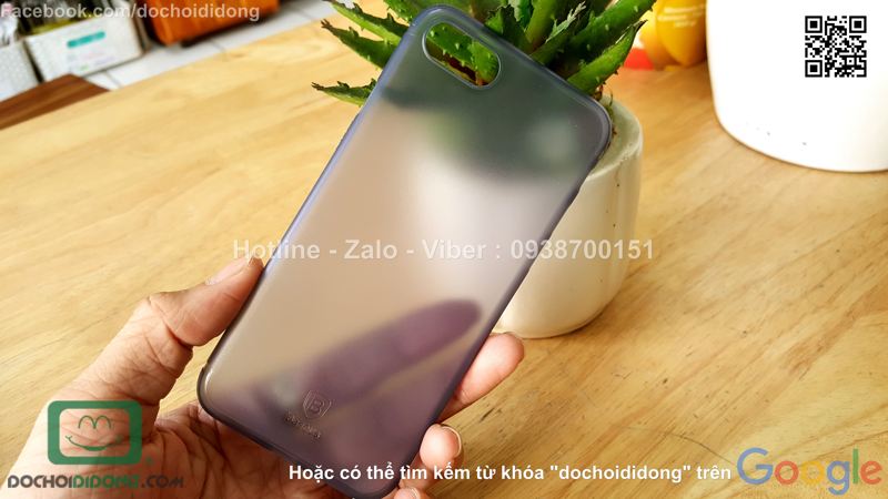 Ốp lưng iPhone 7 Baseus Slim Case