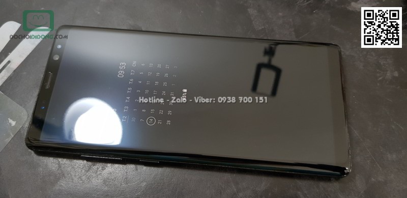 Miếng dán màn hình Samsung Note 8 Zacase Invisible dẻo full trong suốt