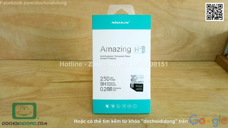 Miếng dán cường lực Lumia 950XL Nillkin Amazing H Pro