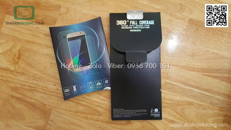 Miếng dán full màn hình Samsung S8 Plus iTop Dazzle Series chính hãng