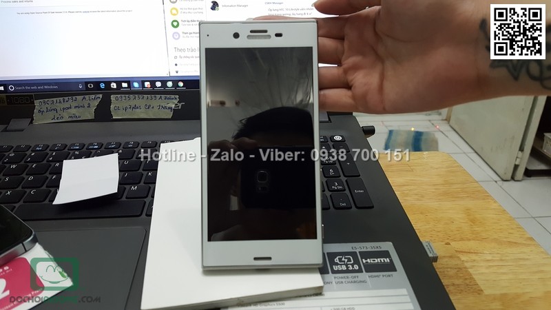 Miếng dán cường lực Sony Xperia XZ ABL full màn hình 9H