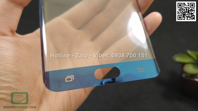 Miếng dán cường lực Samsung Galaxy S6 Edge Plus full màn hình 9H