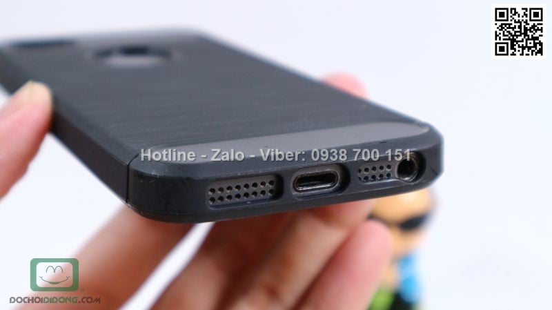 Ốp lưng iPhone 5 5s 5se Likgus chống sốc vân kim loại