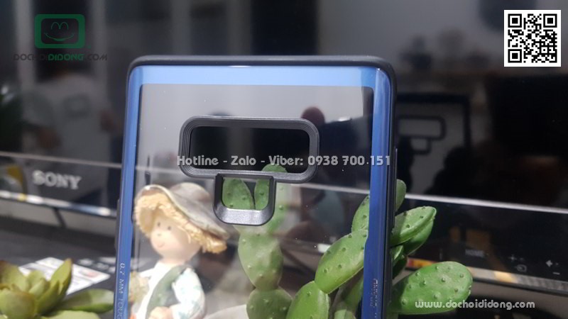 Ốp lưng Samsung Note 9 Likgus lưng kính viền dẻo