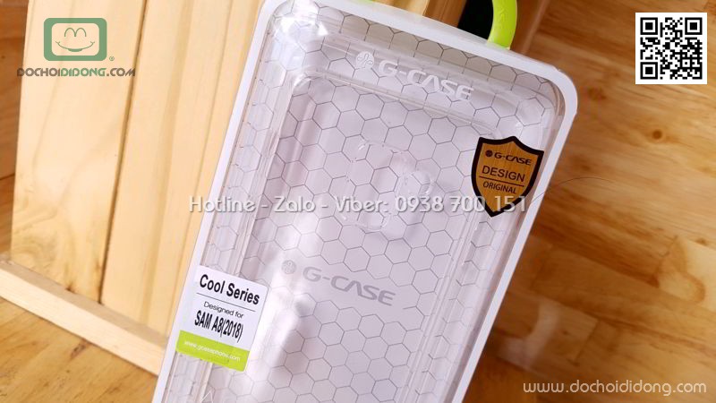 Ốp lưng Samsung A8 2018 G-Case Cool Series dẻo trong