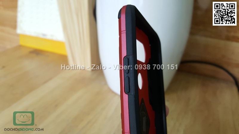 Ốp lưng Lg V20 Iron Man chống sốc có chống lưng