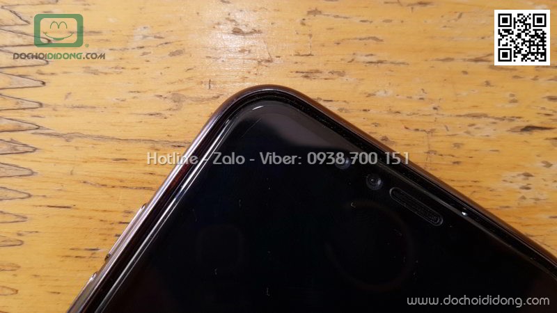 Ốp lưng iPhone X XS Baseus Shining dẻo trong viền màu