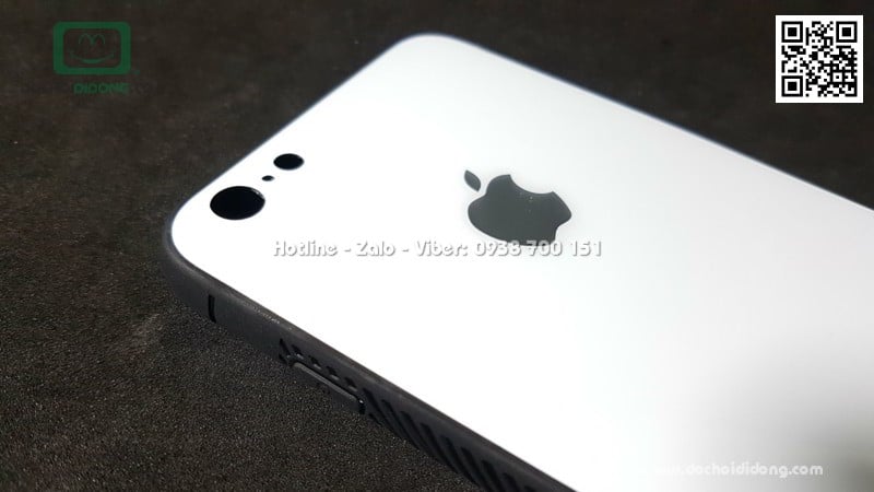 Ốp lưng iPhone 6 6S Plus lưng nhựa giả kính