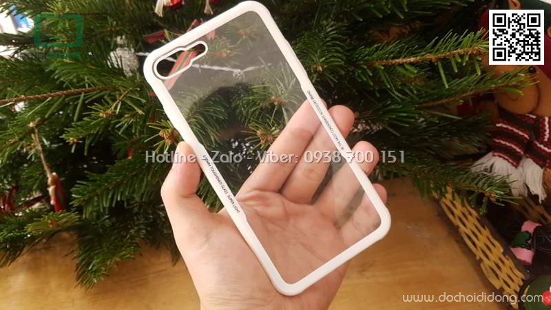 Ốp lưng iPhone 7 8 Plus Likgus lưng kính viền dẻo