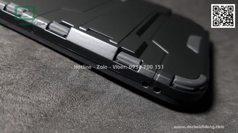 Ốp lưng LG V30S ThinQ iRon Man chống sốc có chống lưng