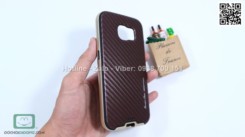 Ốp lưng Samsung Galaxy S6 Mercury Bumper Skin chống sốc