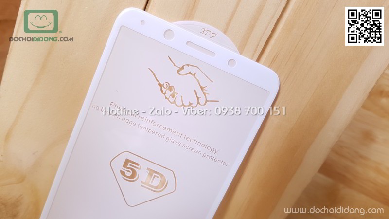 Miếng dán cường lực full màn hình Oppo F5 Zacase full keo