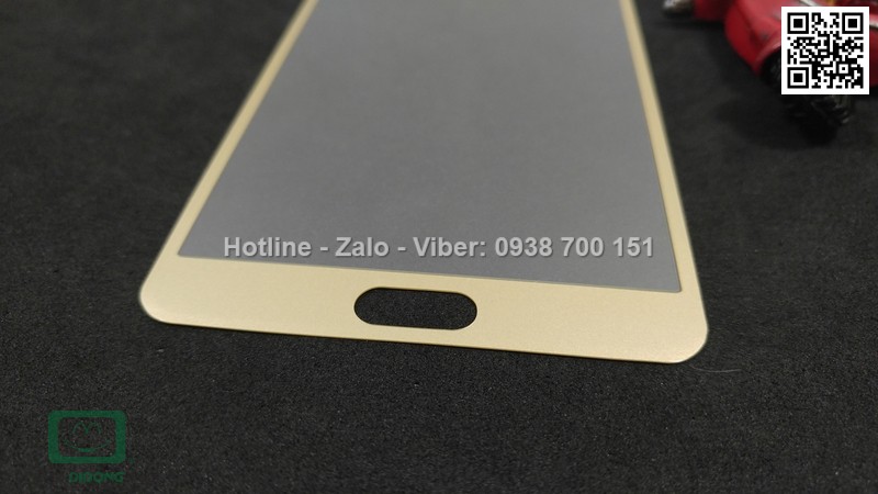 Miếng dán cường lực Samsung Galaxy A9 ABL full màn hình viền filber carbon 9H