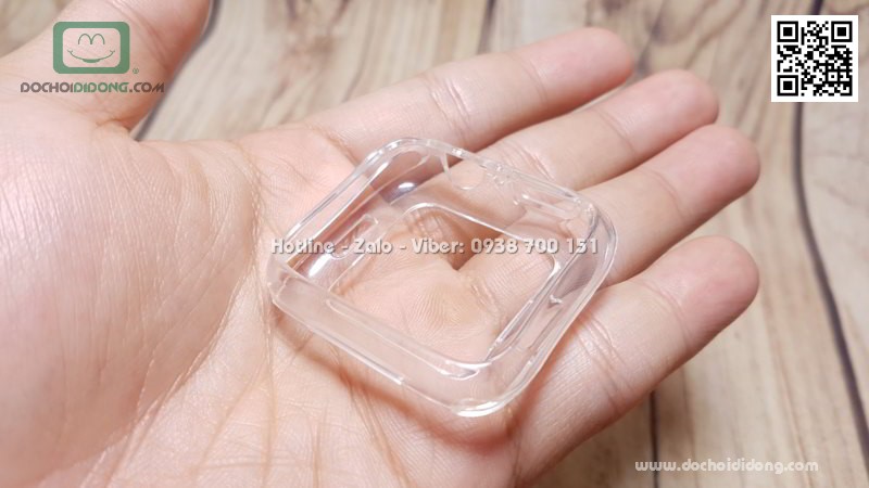 Ốp bảo vệ Apple Watch 44mm dẻo trong