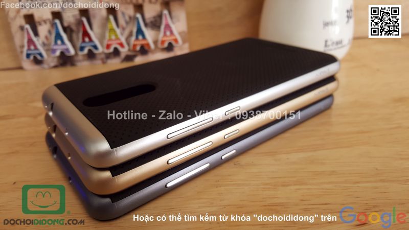 Ốp lưng Xiaomi Redmi Note 3 Ipaky chống sốc