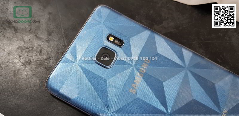 Miếng dán mặt lưng Samsung Note 7 in khối 3D