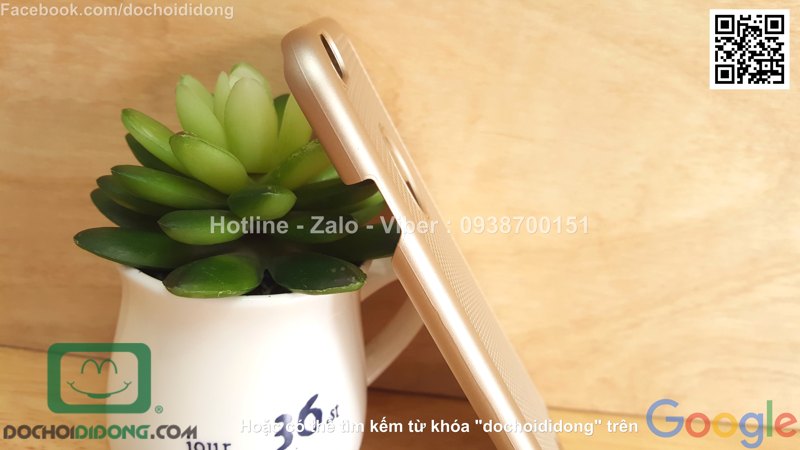 Ốp lưng iPhone 6 6s Plus Loopee lưng lưới chống nóng