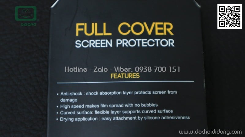 Miếng dán màn hình Samsung Note 8 Indeed full trong suốt