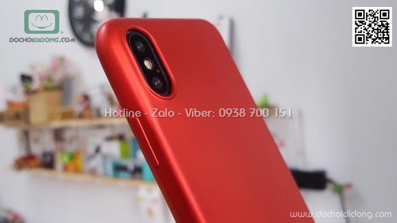 Ốp lưng iPhone X Zacase dẻo nhung