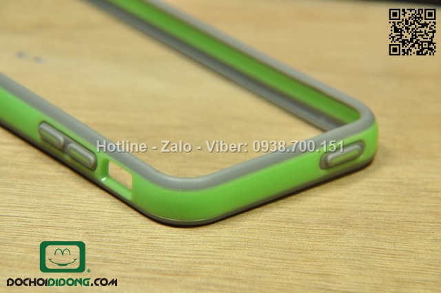 Ốp viền iPhone 5C silicon 2 màu