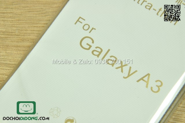 Ốp lưng Samsung Galaxy A3 dẻo trong siêu mỏng