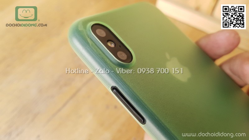 Ốp lưng iPhone X G-Case Couleur Series dẻo siêu mỏng