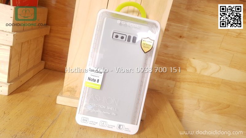 Ốp lưng Samsung Note 8 G-Case Couleur Series dẻo siêu mỏng