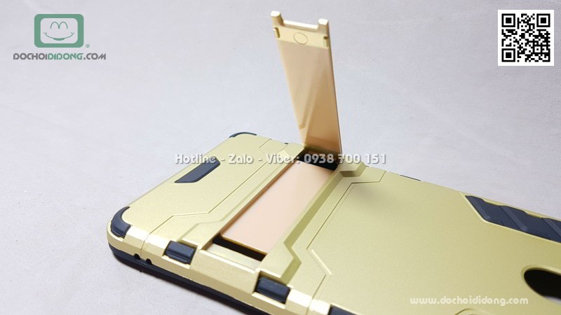 Ốp lưng Nokia 7 Plus iRon Man chống sốc có chống lưng