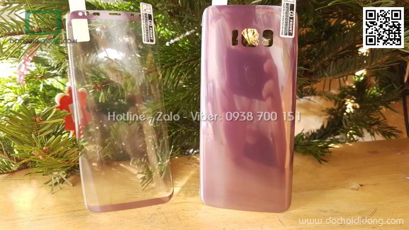 Miếng dán cường lực dẻo Samsung S8 Plus Zacase 3D kèm dán sau