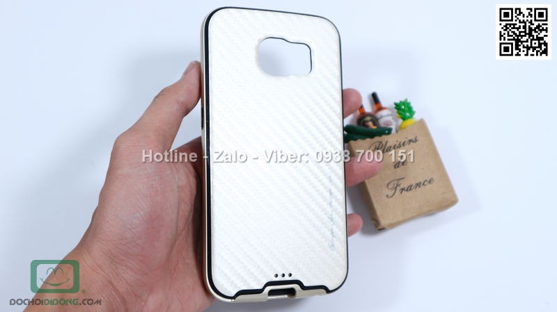 Ốp lưng Samsung Galaxy S6 Mercury Bumper Skin chống sốc