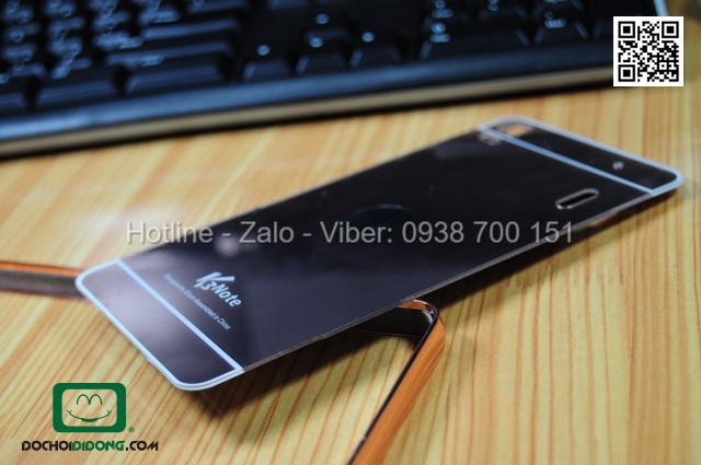 Ốp lưng Lenovo A7000 K3 Note viền nhôm lưng tráng thủy