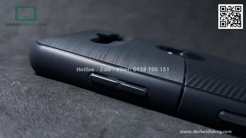 Ốp lưng Sony XZ2 Compact Ringke Onyx vân kim loại